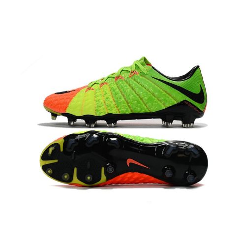 Nike HyperVenom Phantom III Elite FG - Verde Naranja_5.jpg